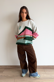 LANDSCAPE KNIT SWEATER