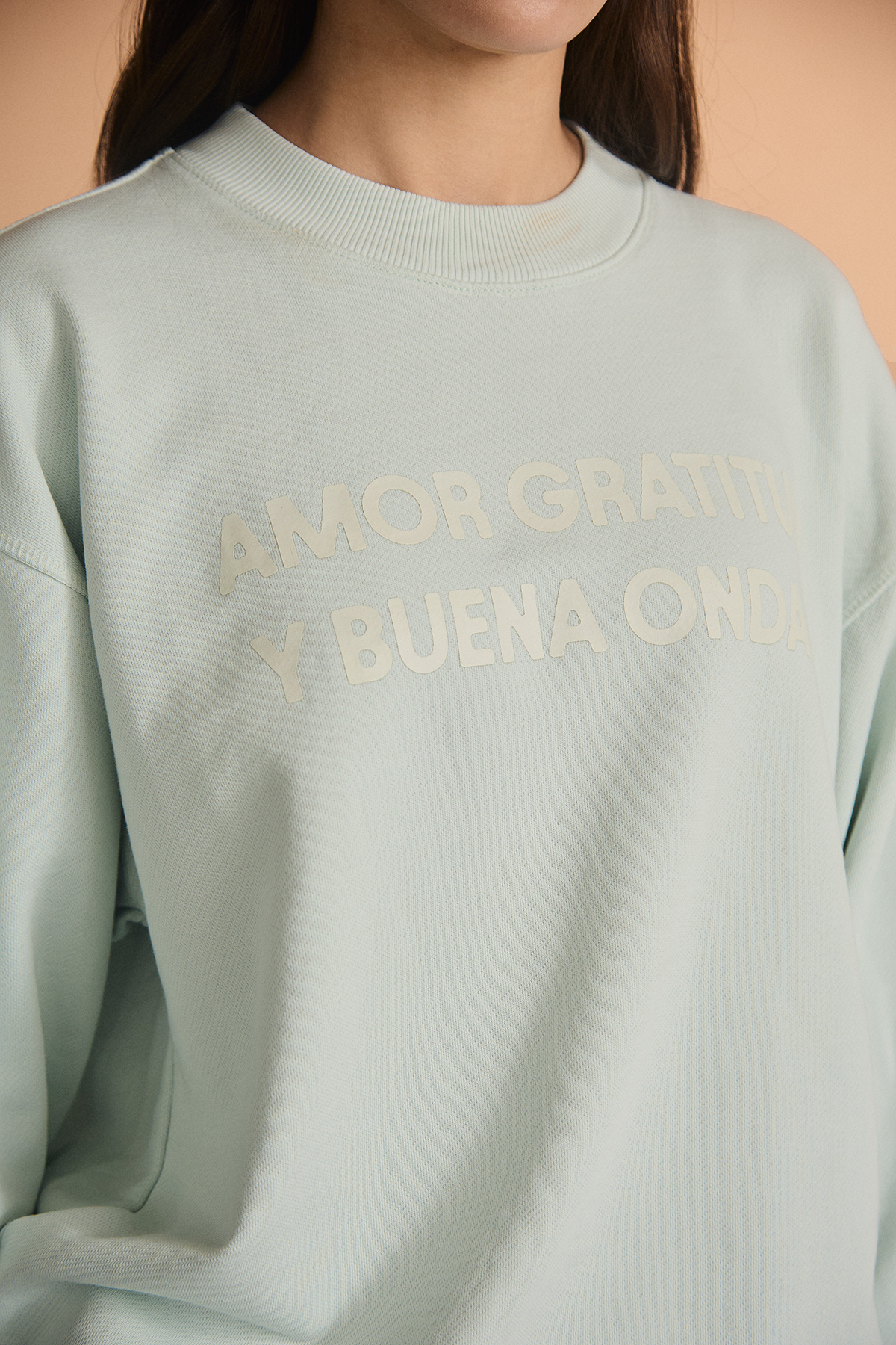 SIGNATURE LOGO CREWNECK  BABY BLUE