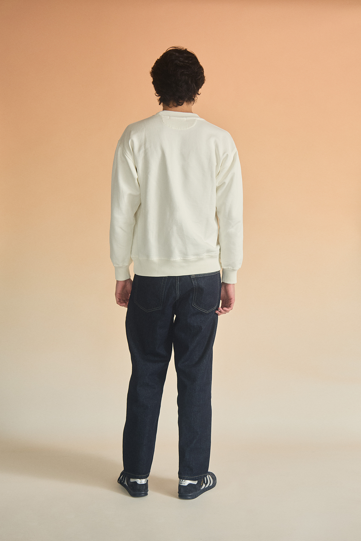 SIGNATURE LOGO CREWNECK  IVORY