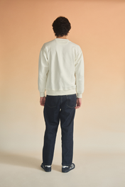 SIGNATURE LOGO CREWNECK  IVORY