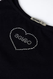 Sparkle shirt Black