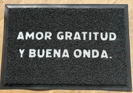 AGYBO WELCOME RUG BLACK