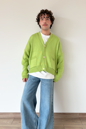 SIGNATURE CARDIGAN GREEN APPLE