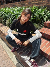 I <3 COL BLACK T SHIRT