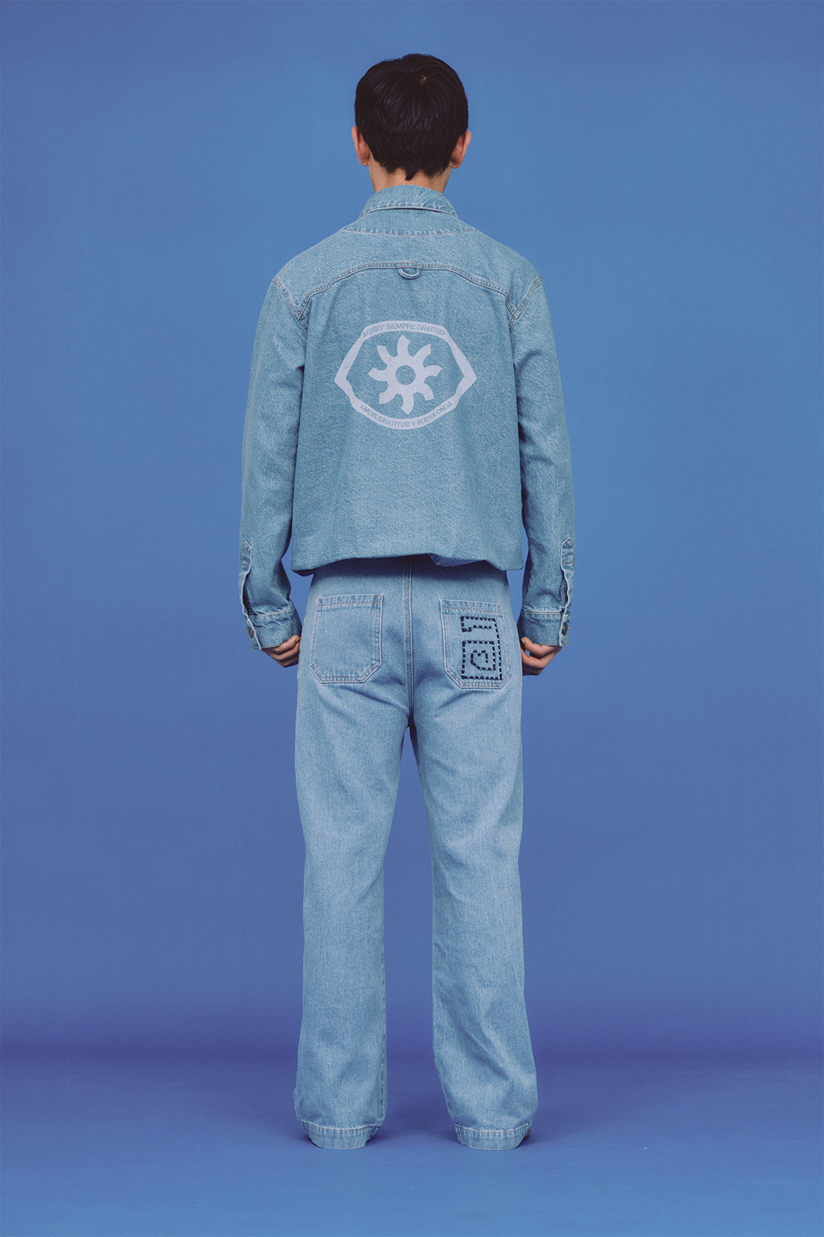 ZIP UP DENIM JACKET