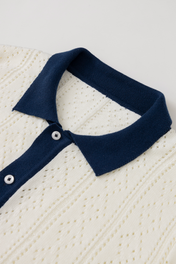 WOVEN CONTRAST BUTTON-DOWN
