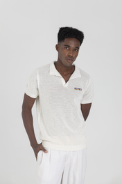 KNIT POLO SHIRT