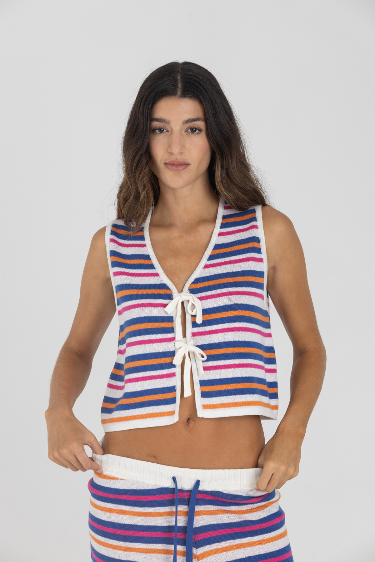 TROPICAL STRIPE TOP