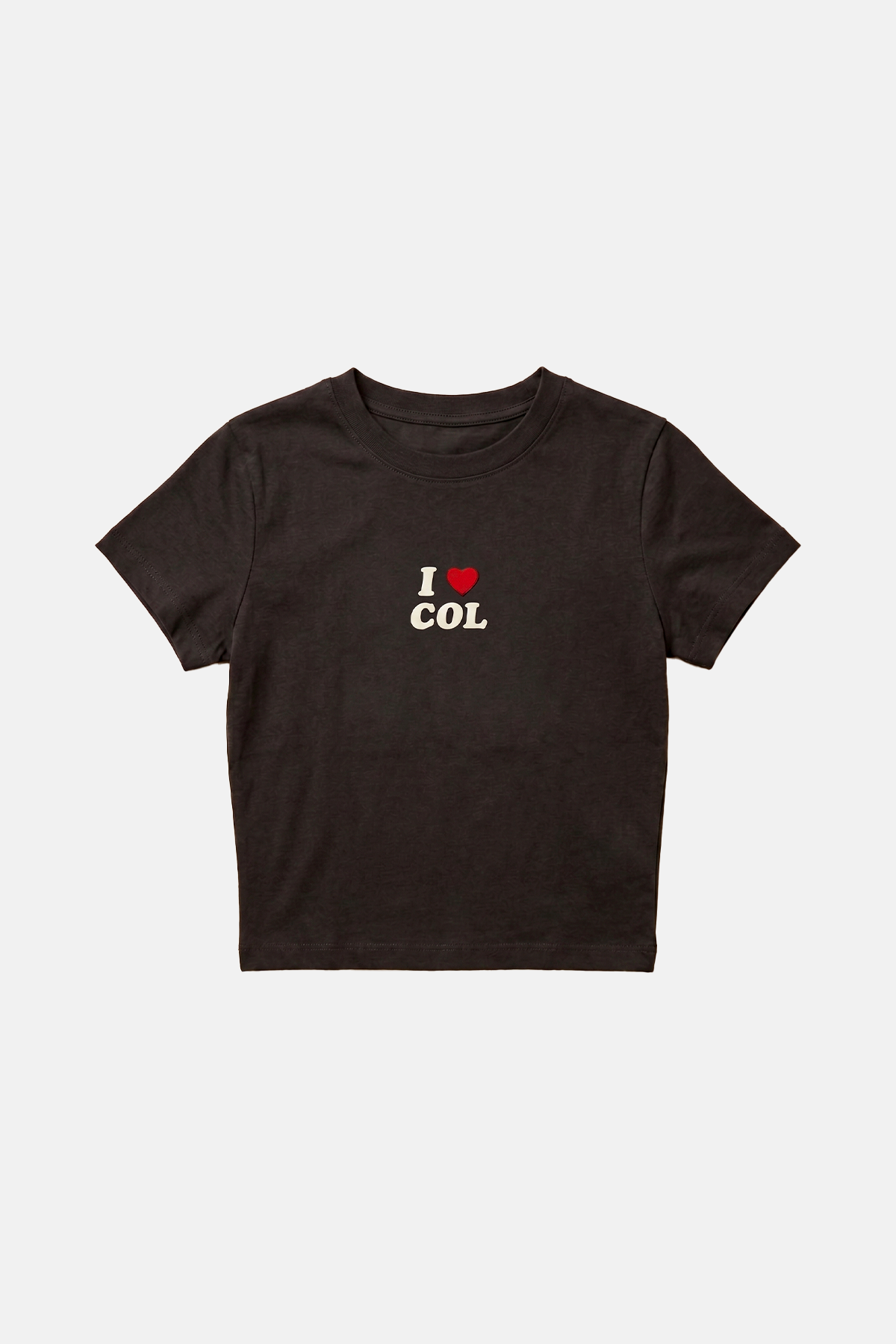 I <3 COL BABY TEE BLACK