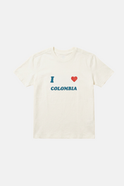 I <3 COL IVORY T SHIRT