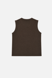 Travel Knit Tank Brown