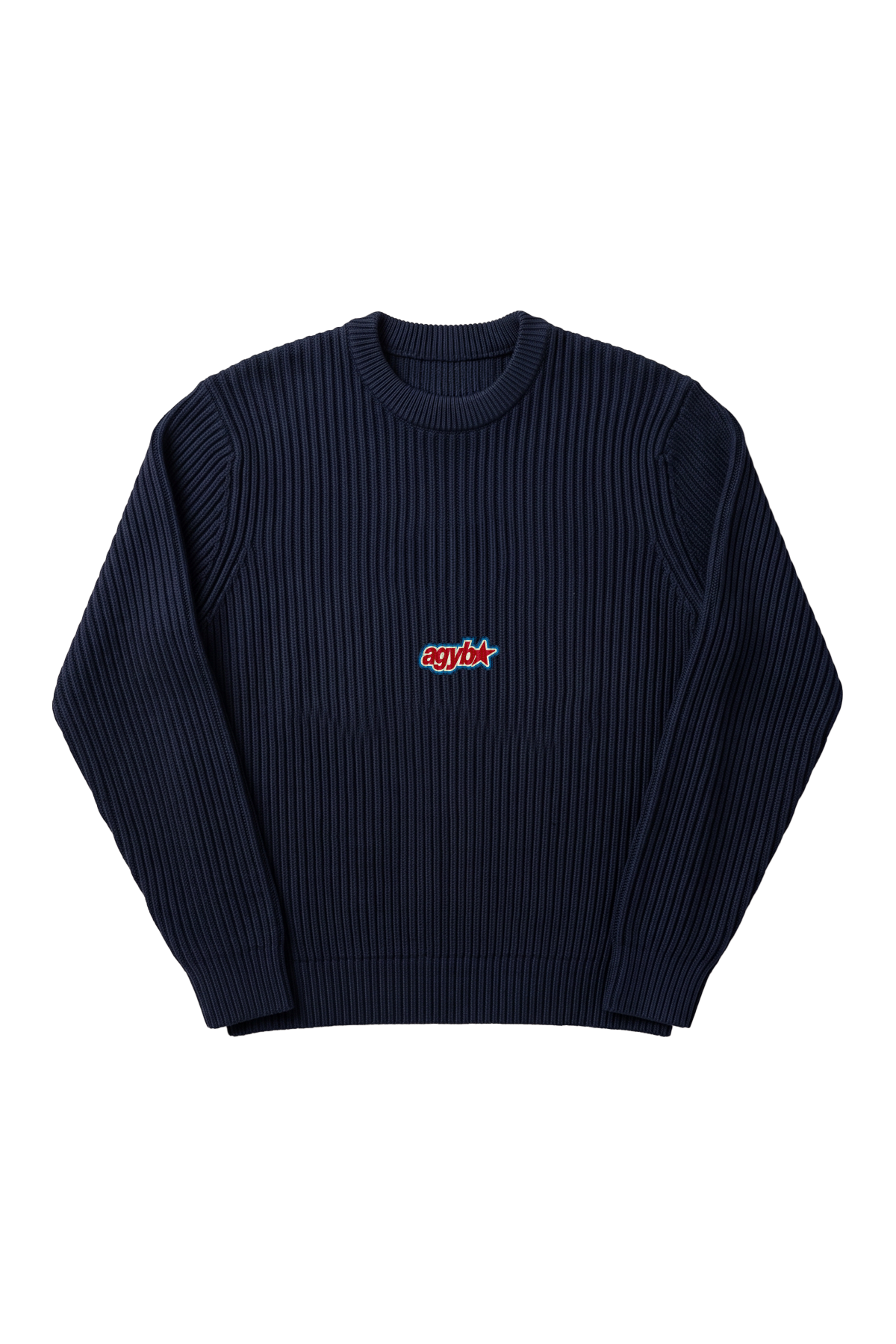 Starry Rib Sweater Navy