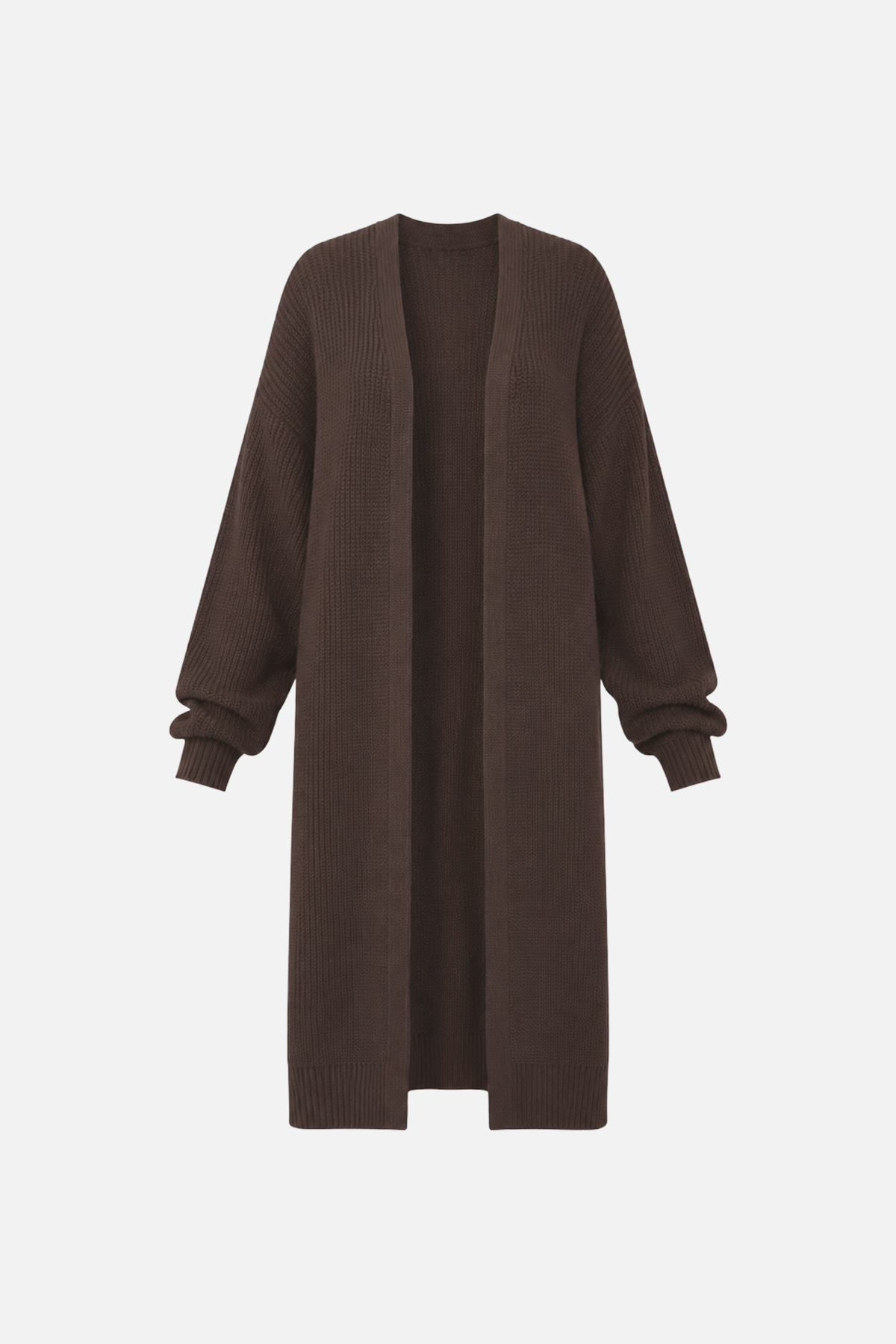 Travel Maxi Cardigan Brown
