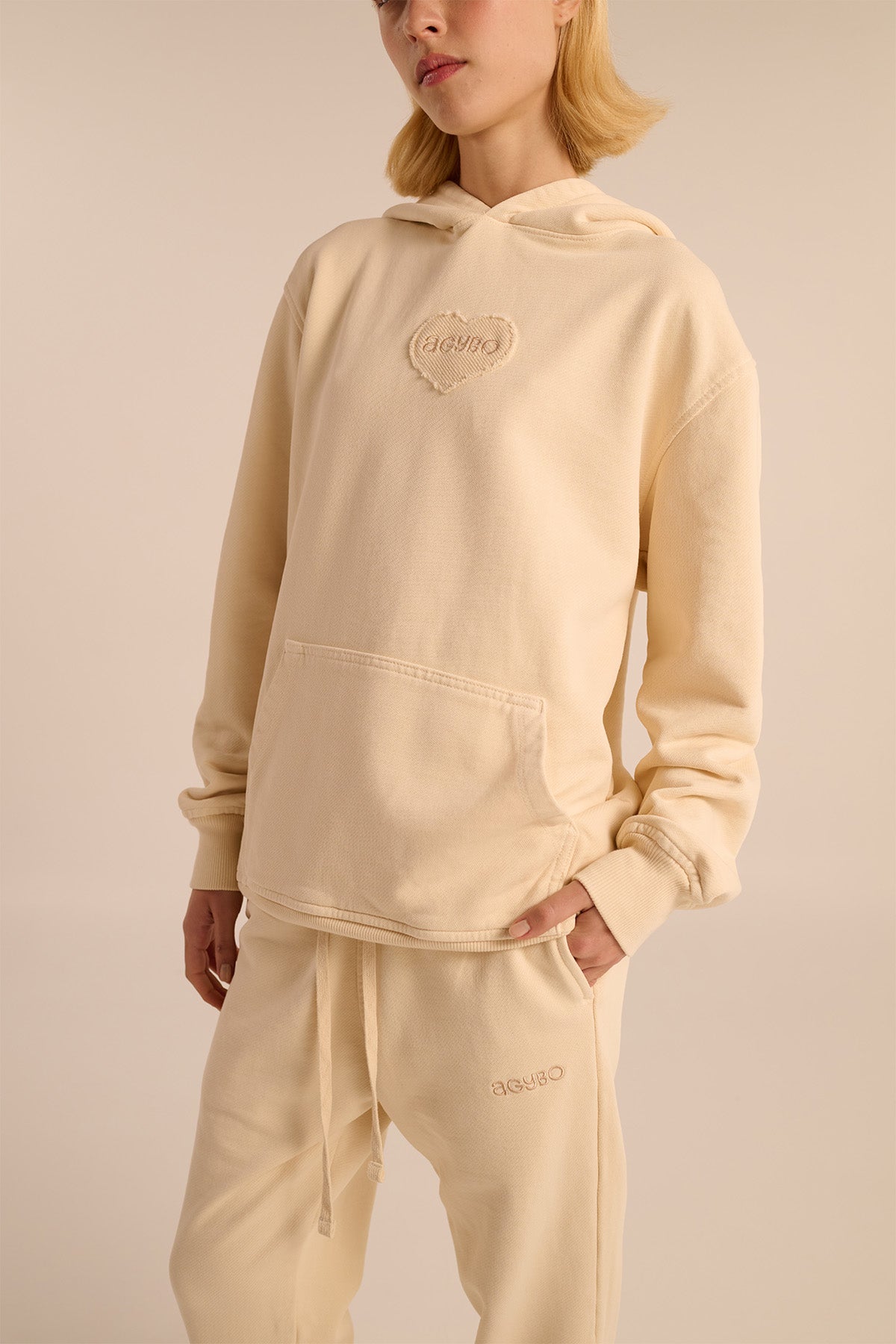CORE HOODIE BEIGE