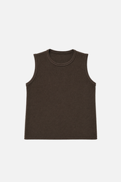 Travel Knit Tank Brown