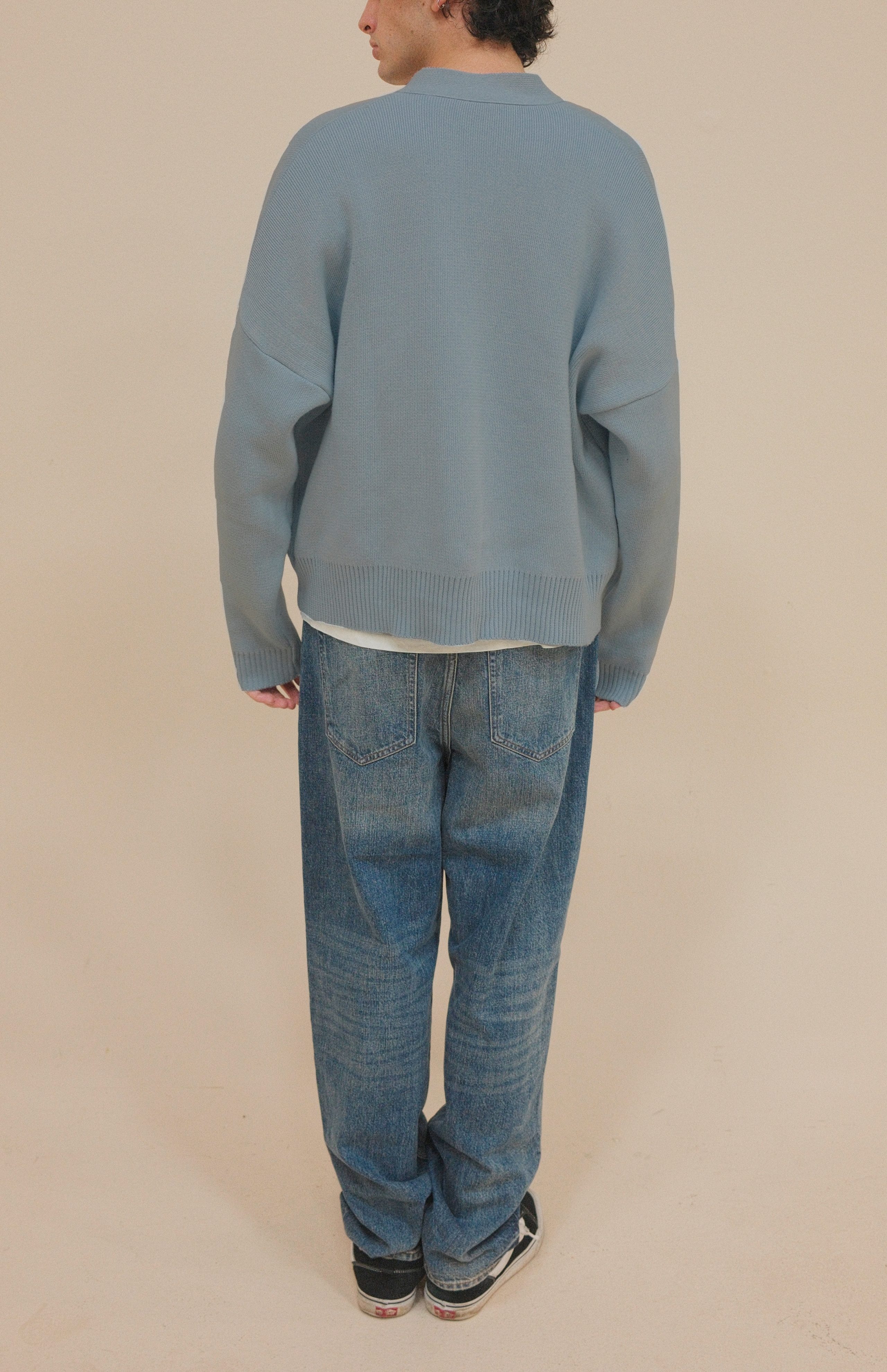 SIGNATURE CARDIGAN BABY BLUE