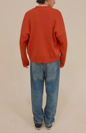 SIGNATURE CARDIGAN ORANGE