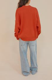 SIGNATURE CARDIGAN ORANGE