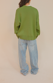 SIGNATURE CARDIGAN GREEN APPLE