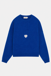 Heart Sweater Cobalt