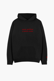 LOVE NOTE HOODIE BLACK