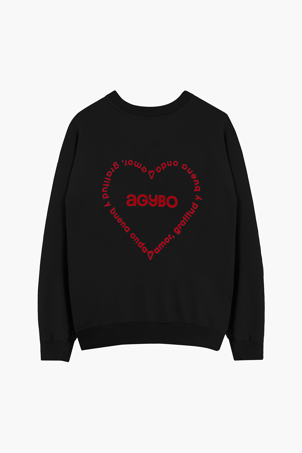 AMOR CREWNECK BLACK