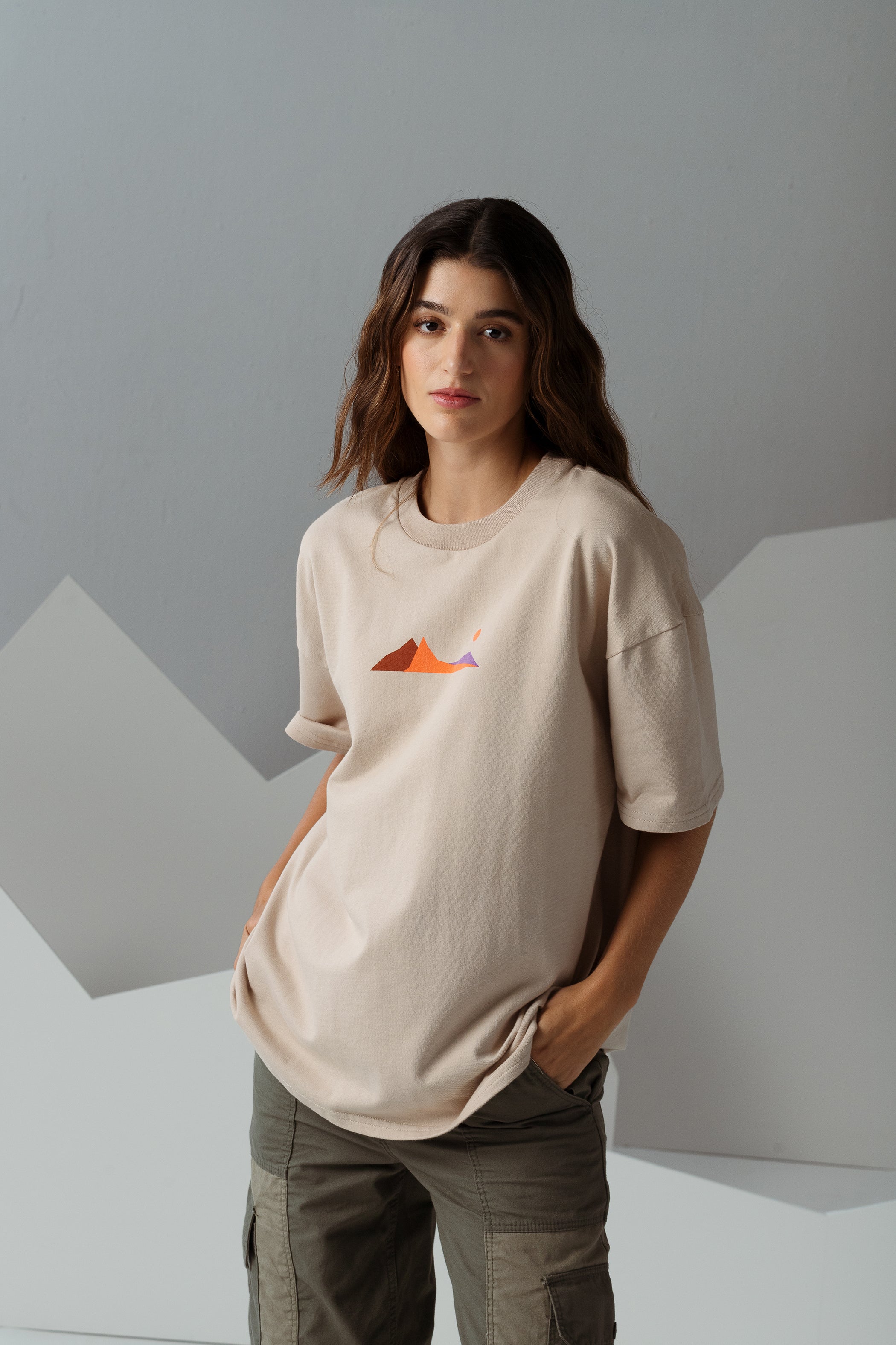 COORDINATES OVERSIZED T-SHIRT