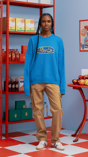BLUE BANANA KNIT SWEATER