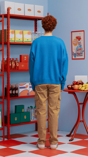 BLUE BANANA KNIT SWEATER