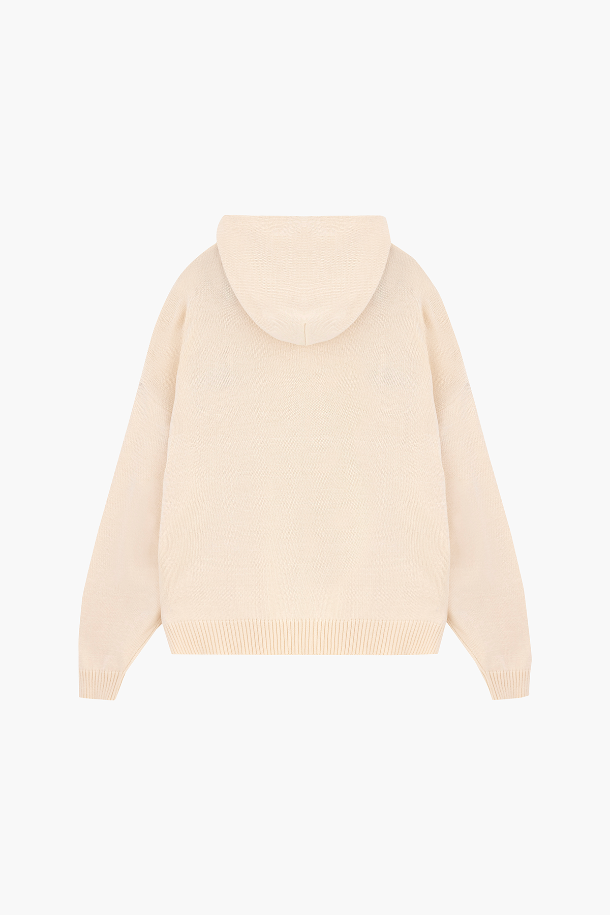 LOGO KNIT HOODIE