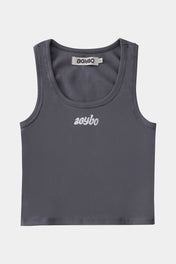 PIT CREW ZIPPER TANK GRAY