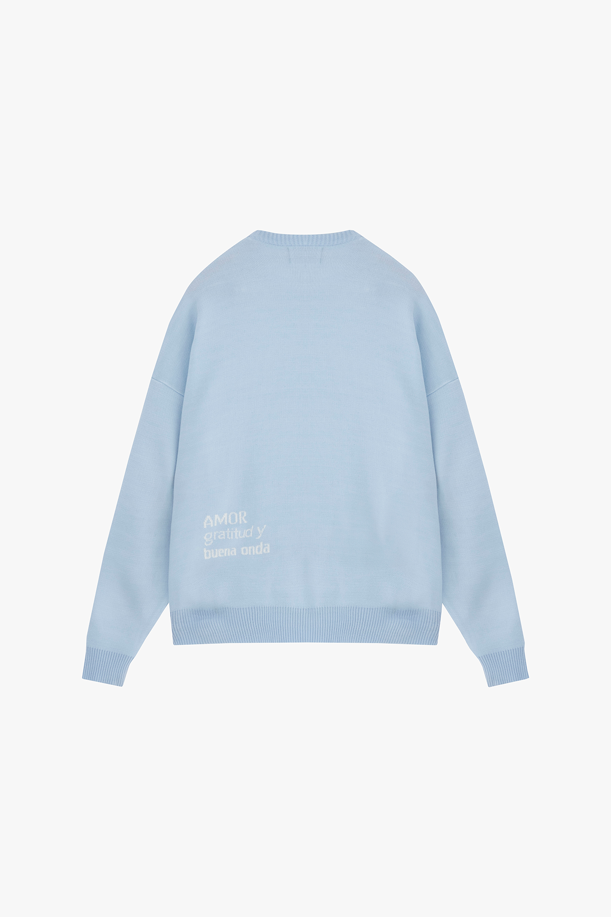 MONOGRAM SWEATER SKY BLUE