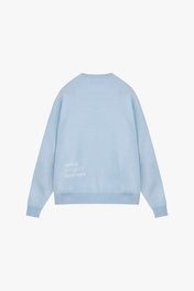 MONOGRAM SWEATER SKY BLUE