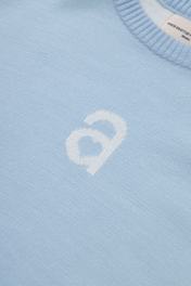 MONOGRAM SWEATER SKY BLUE