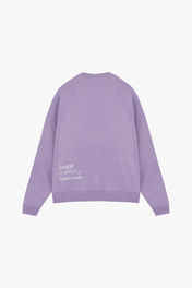 MONOGRAM SWEATER LILAC