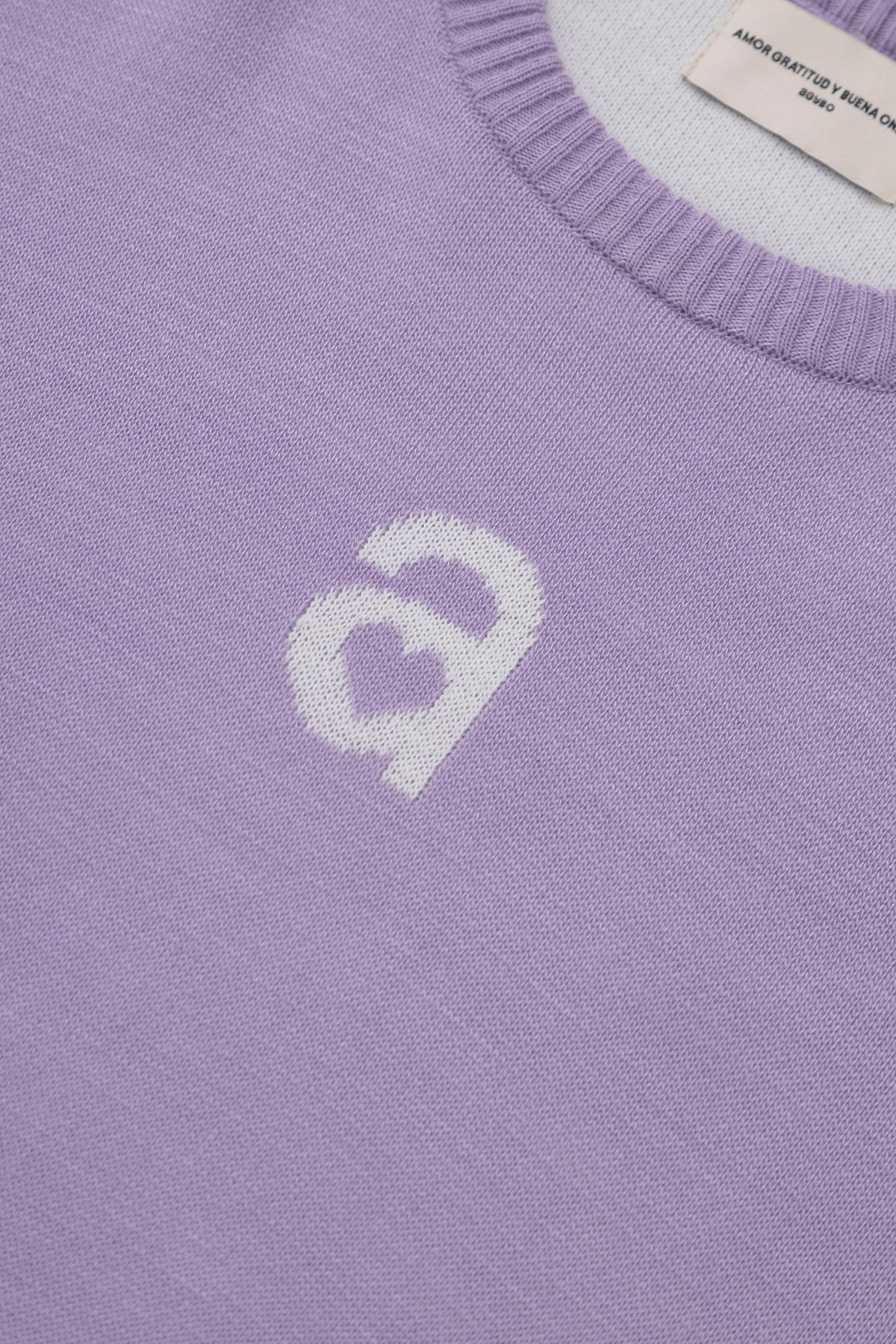 MONOGRAM SWEATER LILAC