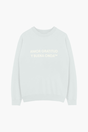 SIGNATURE LOGO CREWNECK  BABY BLUE