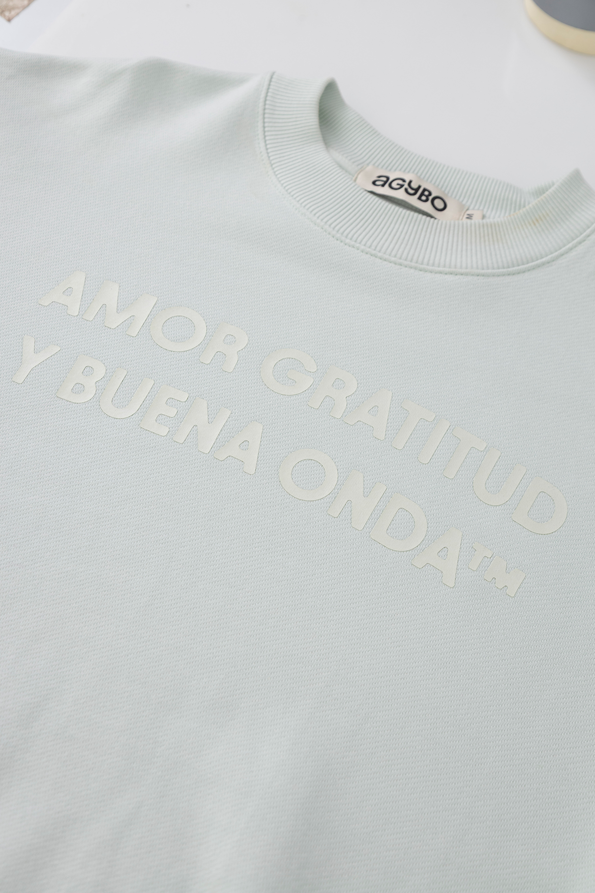 SIGNATURE LOGO CREWNECK  BABY BLUE