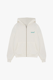 ZIP-UP HOODIE IVORY