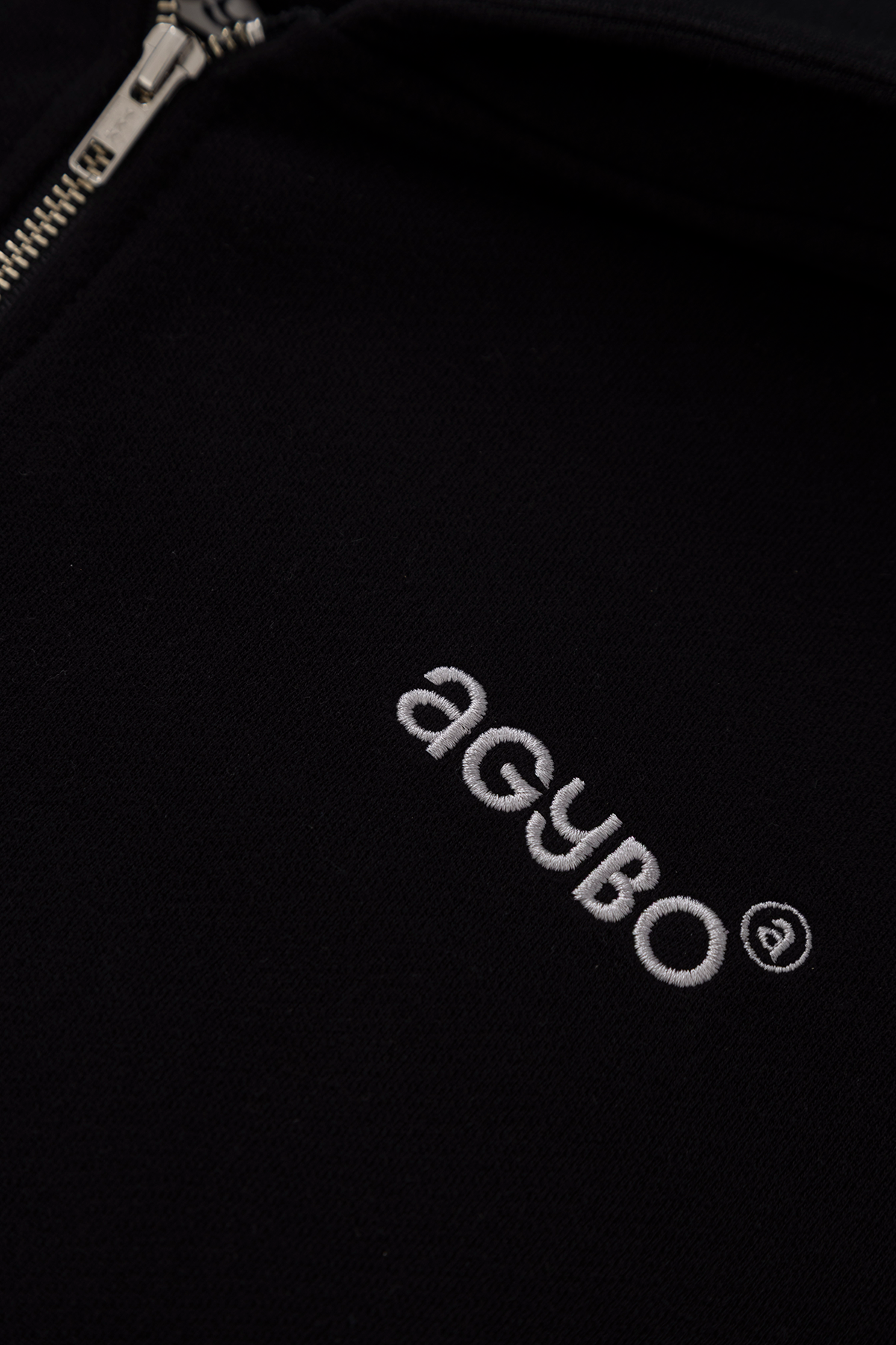 ZIP-UP HOODIE BLACK
