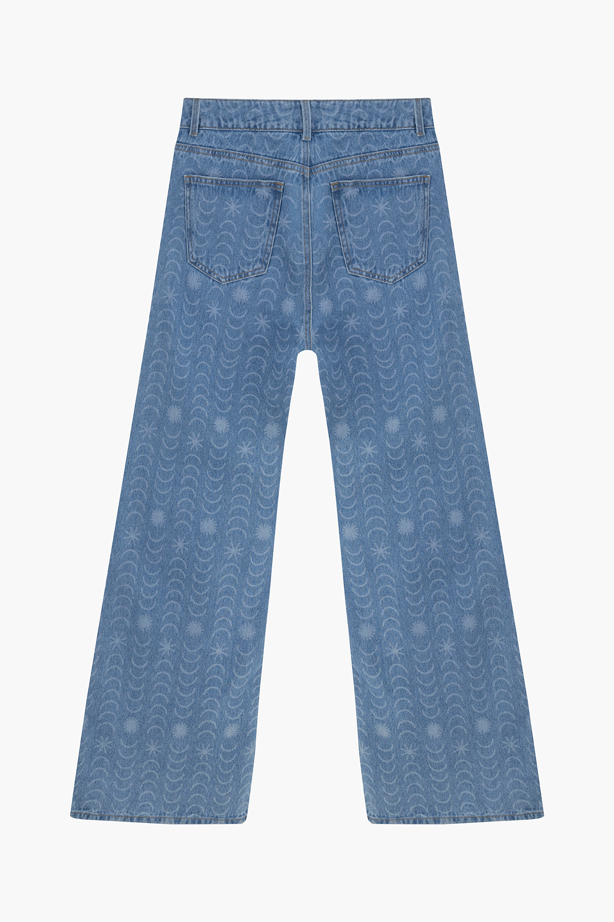 ALL OVER PRINTED JEANS