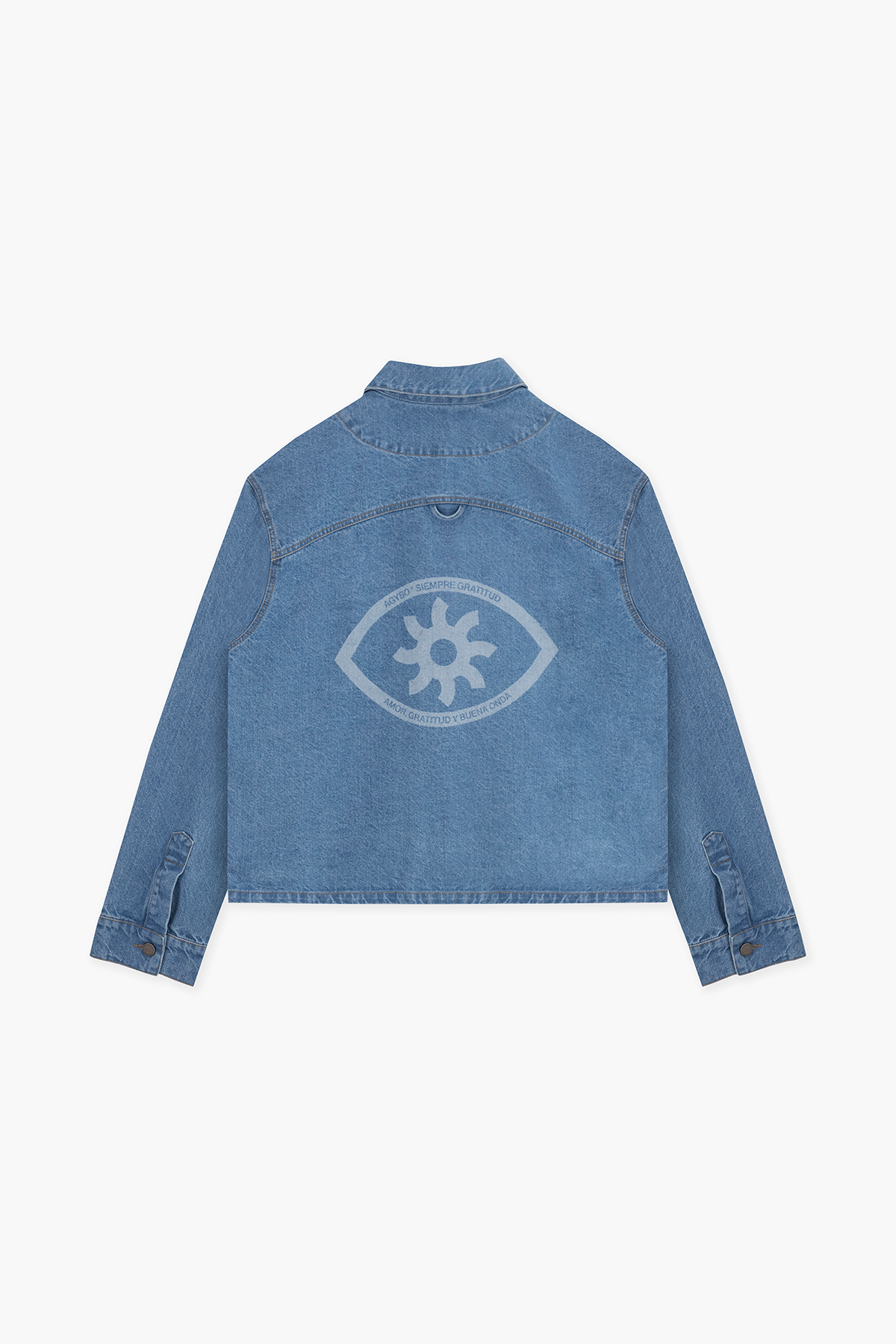 ZIP UP DENIM JACKET