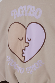 VARSITY LOVE BOMBER BROWN