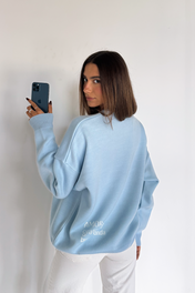 MONOGRAM SWEATER SKY BLUE