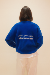 Heart Sweater Cobalt