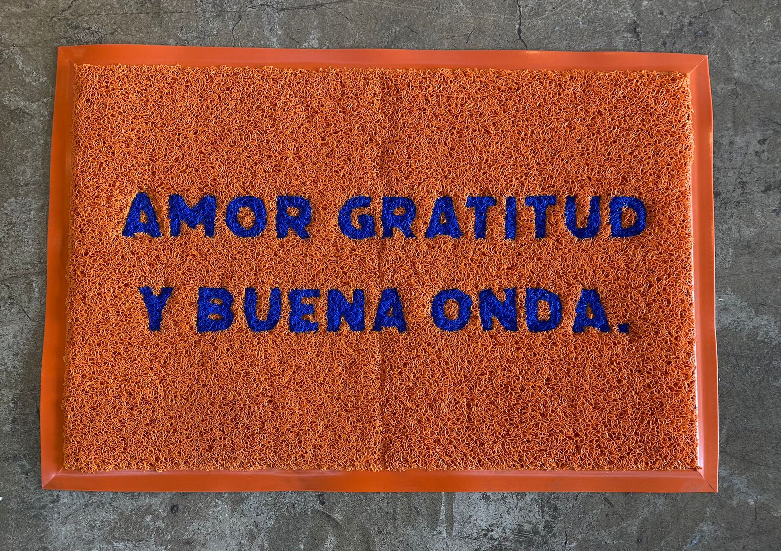 AGYBO WELCOME RUG ORANGE