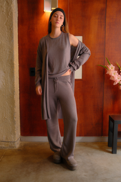 Travel Knit Pants Grey